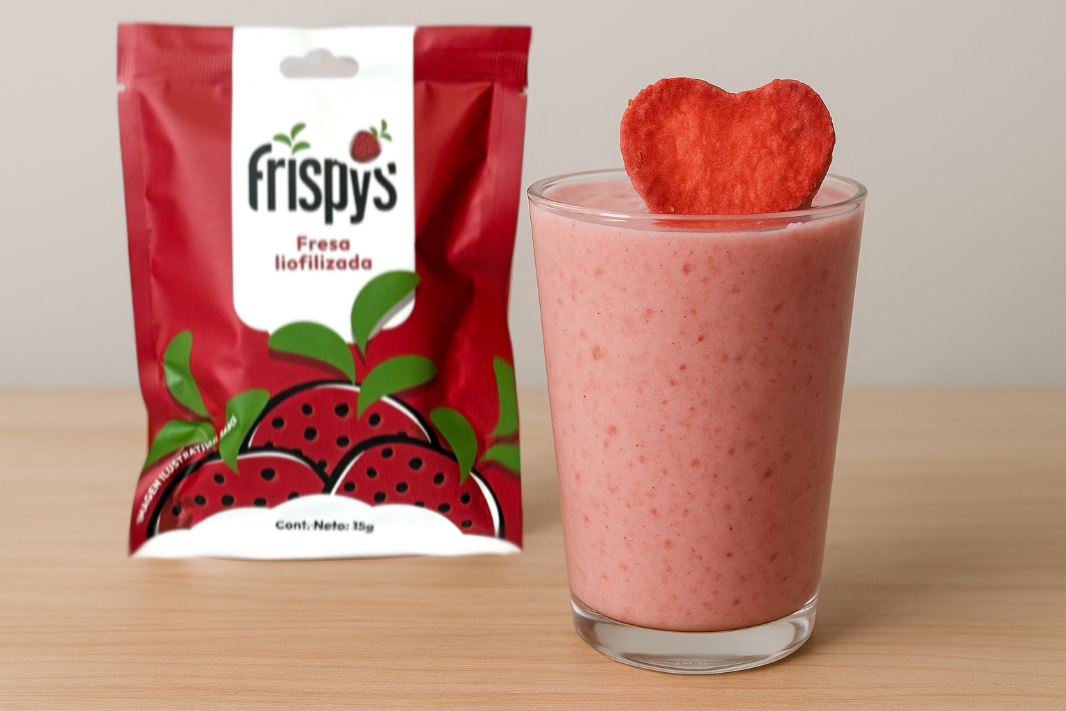 Smoothie Energizante con Fruta Liofilizada